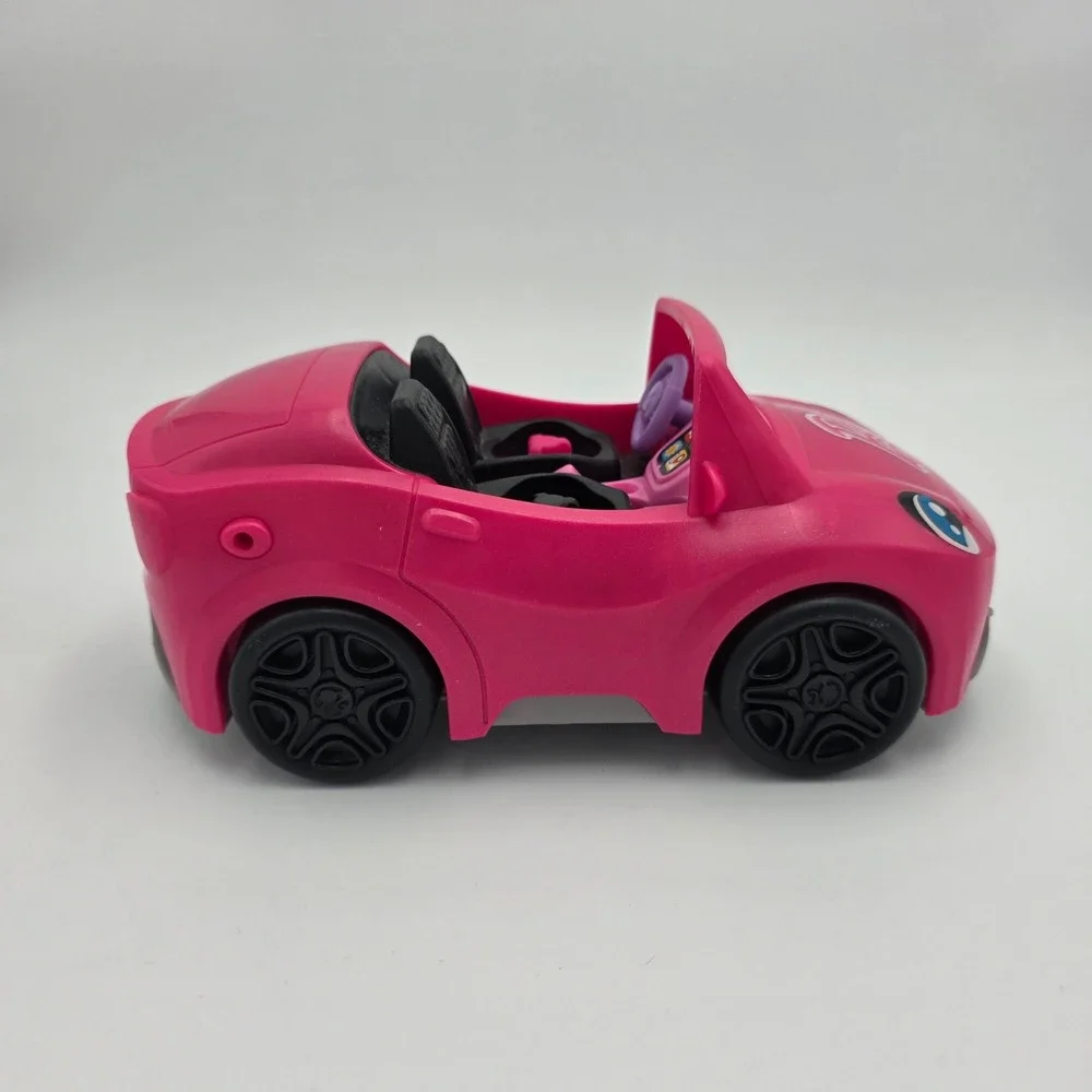 Fisher Price Little People Pink Convertible Car Toy Kids Play Fun